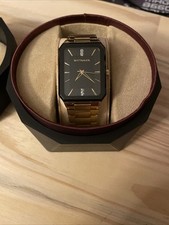 Relógio masculino Wittnauer WN3092 – Mostrador retangular preto, pulseira de aço inoxidável comprar usado  Enviando para Brazil