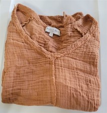 Novo sem etiquetas Michael Stars S GIO PULSEIRA GOLA V MANGA TOP marrom 116693, usado comprar usado  Enviando para Brazil