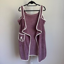 Cardigan sleeveless purple for sale  Burbank
