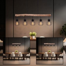 Hängelampe pendelleuchte holz gebraucht kaufen  Mayen-Umland