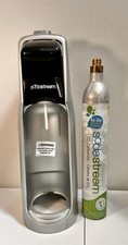 Máquina de refrigerante Sodastream modelo A200 preta e prata com CO2 vazio comprar usado  Enviando para Brazil