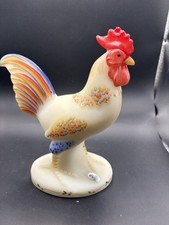 Linda estatueta vintage Fenton pintada à mão por Huggins Rooster 9” comprar usado  Enviando para Brazil