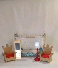 Usado, Conjunto de móveis de madeira para quarto Kidkraft Royal 5 peças casa de bonecas fingir brincar comprar usado  Enviando para Brazil