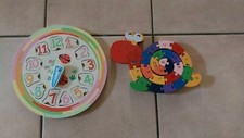 Holz lernspiel puzzle gebraucht kaufen  Spalt
