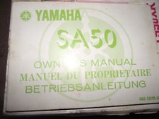 Yamaha sa50 owners for sale Yamaha sa50 owners for sale  ASHFORD
