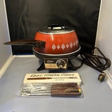 Juego de Fondue Eléctrica Oster 681 Flame Vintage - Bonito Con Caja segunda mano  Embacar hacia Mexico