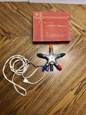 Usado, Antigo 1930 Noma Lighting Products 5 Bulbos Árvore Topper Natal Estrela Na Caixa Funciona  comprar usado  Enviando para Brazil