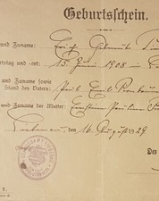 Liebenau geburtsschein 6 gebraucht kaufen  Vallendar