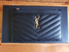 Ysl leather pouch for sale  WOLVERHAMPTON