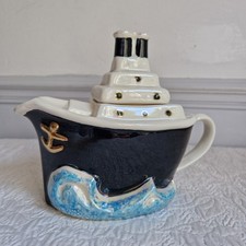 Novelty ship teapot for sale  WAKEFIELD