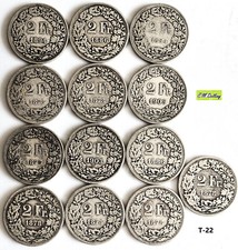 Franken silber 1875 gebraucht kaufen  Freiberg