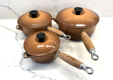 Creuset brown saucepan for sale  CHELMSFORD