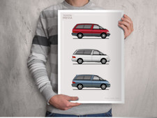 Poster toyota previa for sale  SWINDON