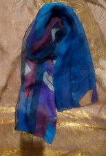 Cachecol feminino Pablo Picasso Lovers arte espanhola retangular semi transparente, usado comprar usado  Enviando para Brazil
