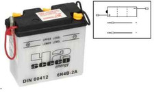 Batterie moto 4ah d'occasion  Saint-Dizier