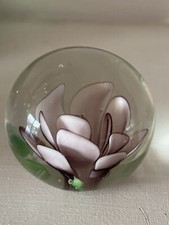 Purple flower glass for sale  Bloomsbury