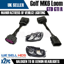 Adaptador de farol Golf MK6 facelift retrofit halogênio para bi-xenônio fiação de tear comprar usado  Enviando para Brazil