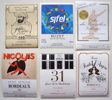 Lot belles etiquettes d'occasion  Strasbourg-