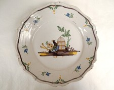Nevers earthenware plate d'occasion  Expédié en Belgium