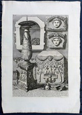 Piranesi stampa antica usato  Roma