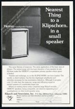 1973 klipsch heresy usato  Spedire a Italy