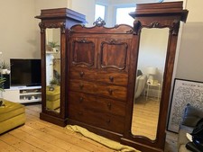 Large mahogany compactum for sale  SHIPLEY