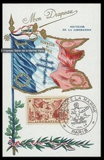 Libération drapeau alsace d'occasion  France