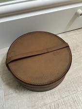 Vintage leather hat for sale  STOCKPORT