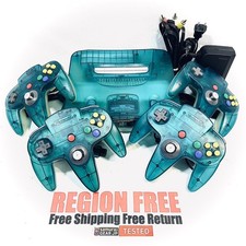 Console Nintendo 64 azul claro N64 - região livre - escolha a opção de controle comprar usado  Enviando para Brazil
