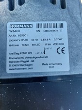 Hormann 400 garage for sale  WISHAW