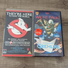 Ghostbusters gremlins vhs for sale  CLACTON-ON-SEA