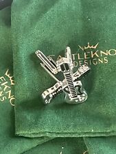 Silver guitar cufflinks for sale  Ireland