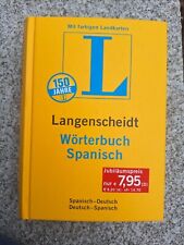 Langenscheidt wörterbuch span gebraucht kaufen  Kelheim