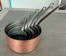 Casseroles cuivre anciennes d'occasion  La Barre-de-Monts