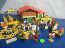 TOP 3775 Pony Ranczo Stadnina jeździecka 2 Powóz Masywne figurki zwierząt Ogrodzenia Playmobil 7434 na sprzedaż  Wysyłka do Poland