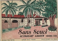 Usado, SANS SOUCI RESTAURANT GARDEN HAVANA CUBA cover title / 1930 comprar usado  Enviando para Brazil