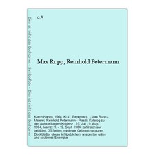 Max rupp reinhold gebraucht kaufen  Aarbergen