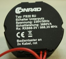 Funkschalter conrad fs20 gebraucht kaufen  Bochum