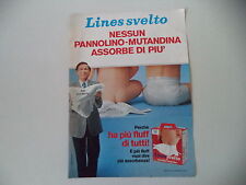 advertising Pubblicità 1981 PANNOLINI LINES SVELTO comprar usado  Enviando para Brazil