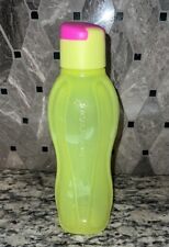 Garrafa de água Tupperware 25 oz ECO amarelo neon reutilizável flip top excelente+ #9104 comprar usado  Enviando para Brazil