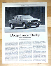 1988 dodge lancer for sale  Buckeye