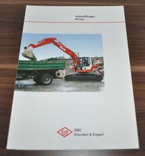 1998 O&K RH City Koparka Specyfikacja Broszura Broszura Broszura na sprzedaż  PL
