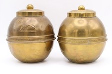 Pair solid brass for sale  GLASGOW