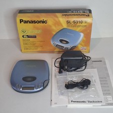 Panasonic SL-S310 Portable CD Player Blue Complete With Box Working Tested  comprar usado  Enviando para Brazil