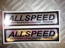 Allspeed exhaust stickers for sale  ROMFORD