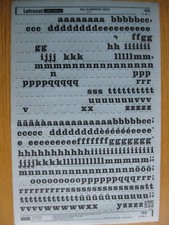 Letraset lower case for sale  YORK