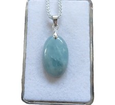 Aquamarin cabochon anhänger gebraucht kaufen  Ering