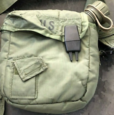 Exército dos EUA 2 quartos garrafa de campo cantina com bolsa e clipes ALICE verde oliva, usado comprar usado  Enviando para Brazil