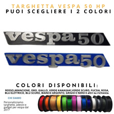 Targhetta vespa badge usato  Parma
