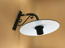 Lampada applique a parete per esterno in ferro battuto con piatto smaltato 10100 comprar usado  Enviando para Brazil